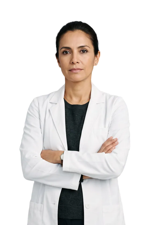 Retrato de referencia; imagen generada, no corresponde a la persona nombrada.