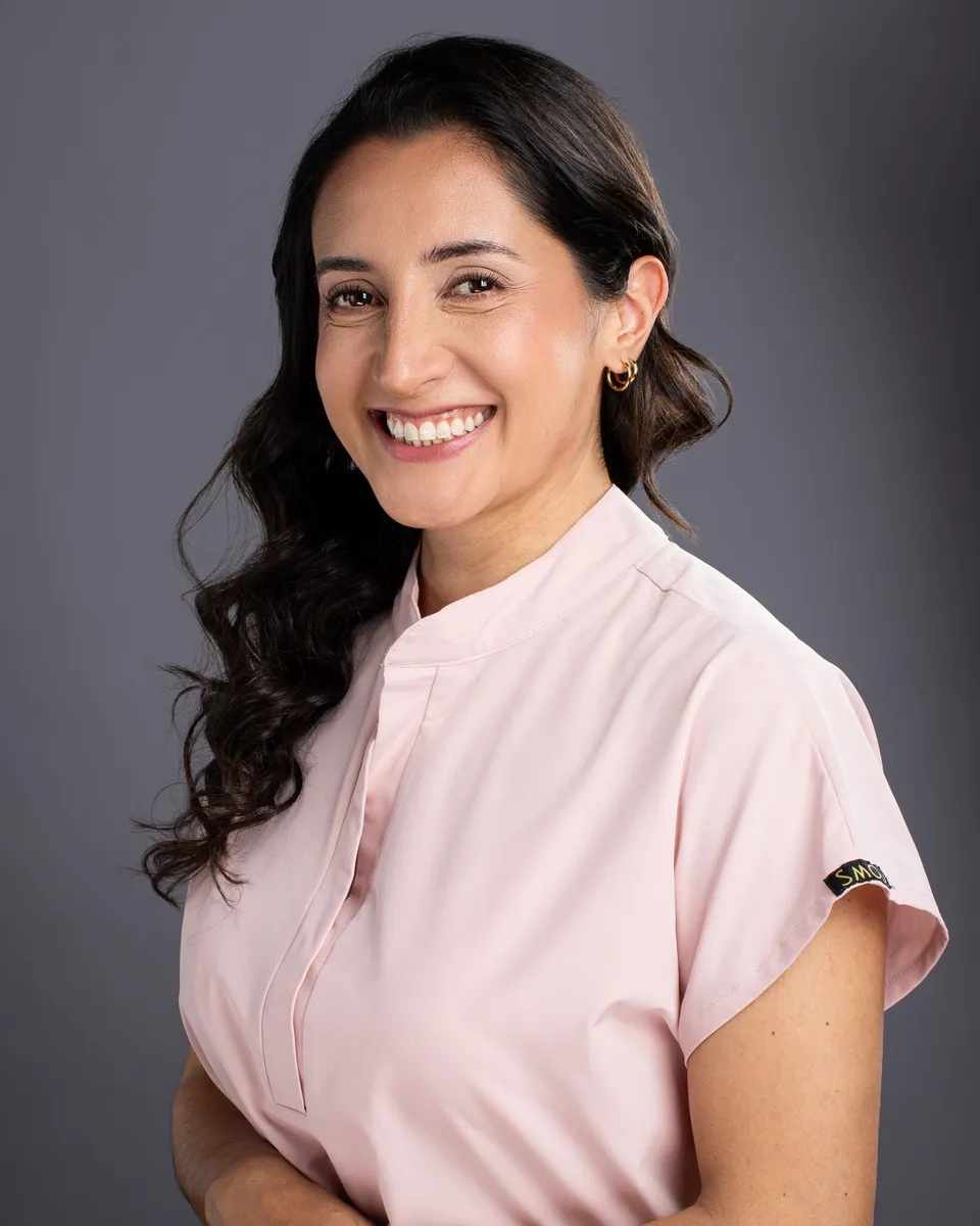 Retrato de la Dra. Juanita Pulido, gerente clínica.